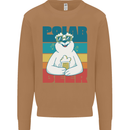 Polar Beer Funny Bear Alcohol Play on Words Mens Sweatshirt Jumper Caramel Latte