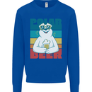 Polar Beer Funny Bear Alcohol Play on Words Mens Sweatshirt Jumper Royal Blue