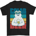 Polar Beer Funny Bear Alcohol Play on Words Mens T-Shirt 100% Cotton Black