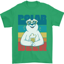 Polar Beer Funny Bear Alcohol Play on Words Mens T-Shirt 100% Cotton Irish Green