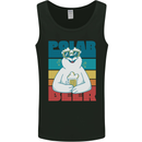 Polar Beer Funny Bear Alcohol Play on Words Mens Vest Tank Top Black