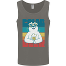 Polar Beer Funny Bear Alcohol Play on Words Mens Vest Tank Top Charcoal