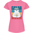 Polar Beer Funny Bear Alcohol Play on Words Womens Petite Cut T-Shirt Azalea