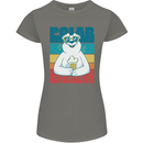 Polar Beer Funny Bear Alcohol Play on Words Womens Petite Cut T-Shirt Charcoal