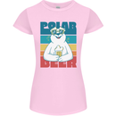 Polar Beer Funny Bear Alcohol Play on Words Womens Petite Cut T-Shirt Light Pink