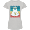 Polar Beer Funny Bear Alcohol Play on Words Womens Petite Cut T-Shirt Sports Grey