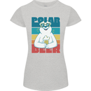 Polar Beer Funny Bear Alcohol Play on Words Womens Petite Cut T-Shirt Sports Grey