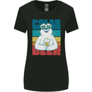 Polar Beer Funny Bear Alcohol Play on Words Womens Wider Cut T-Shirt Black