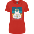 Polar Beer Funny Bear Alcohol Play on Words Womens Wider Cut T-Shirt Red