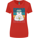 Polar Beer Funny Bear Alcohol Play on Words Womens Wider Cut T-Shirt Red