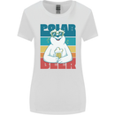 Polar Beer Funny Bear Alcohol Play on Words Womens Wider Cut T-Shirt White