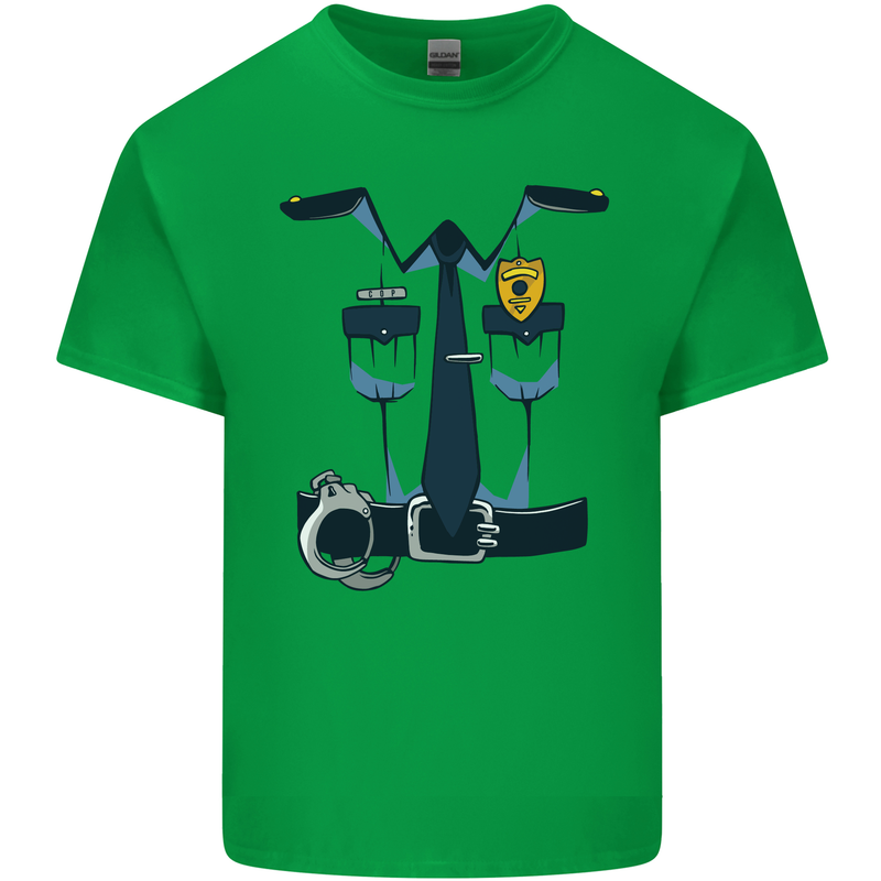 Police Fancy Dress Costume Outfit Stag Do Kids T-Shirt Childrens Irish Green