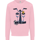 Police Fancy Dress Costume Outfit Stag Do Mens Sweatshirt Jumper Light Pink