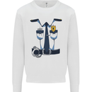 Police Fancy Dress Costume Outfit Stag Do Mens Sweatshirt Jumper White