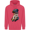 Policeman Skull Police Officer Force Childrens Kids Hoodie Heliconia