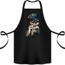Policeman Skull Police Officer Force Cotton Apron 100% Organic Black