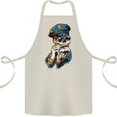 Policeman Skull Police Officer Force Cotton Apron 100% Organic Natural