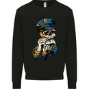 Policeman Skull Police Officer Force Mens Sweatshirt Jumper Black
