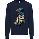 Policeman Skull Police Officer Force Mens Sweatshirt Jumper Navy Blue