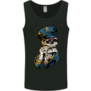 Policeman Skull Police Officer Force Mens Vest Tank Top Black