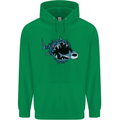 Pollution Great White Shark Climate Change Childrens Kids Hoodie Irish Green