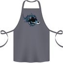 Pollution Great White Shark Climate Change Cotton Apron 100% Organic Steel
