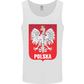 Polska Orzel Poland Flag Polish Football Mens Vest Tank Top White