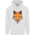Polygonal Fox Childrens Kids Hoodie White