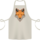 Polygonal Fox Cotton Apron 100% Organic Natural