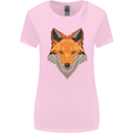 Polygonal Fox Womens Wider Cut T-Shirt Light Pink