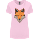 Polygonal Fox Womens Wider Cut T-Shirt Light Pink