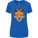Polygonal Fox Womens Wider Cut T-Shirt Royal Blue