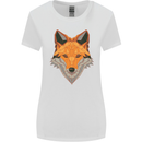 Polygonal Fox Womens Wider Cut T-Shirt White