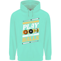 Pool I Like to Play With My Balls 9-Ball Childrens Kids Hoodie Peppermint