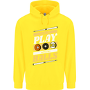 Pool I Like to Play With My Balls 9-Ball Childrens Kids Hoodie Yellow