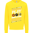 Pool I Like to Play With My Balls 9-Ball Kids Sweatshirt Jumper Yellow