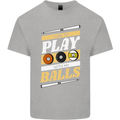 Pool I Like to Play With My Balls 9-Ball Kids T-Shirt Childrens Sports Grey