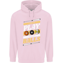 Pool I Like to Play With My Balls 9-Ball Mens 80% Cotton Hoodie Light Pink