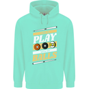 Pool I Like to Play With My Balls 9-Ball Mens 80% Cotton Hoodie Peppermint
