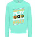 Pool I Like to Play With My Balls 9-Ball Mens Sweatshirt Jumper Peppermint