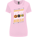 Pool I Like to Play With My Balls 9-Ball Womens Wider Cut T-Shirt Light Pink