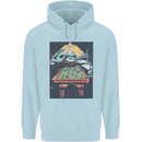 Pool Shark Snooker Player Childrens Kids Hoodie Light Blue