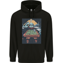 Pool Shark Snooker Player Mens 80% Cotton Hoodie Black