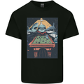 Pool Shark Snooker Player Mens Cotton T-Shirt Tee Top Black