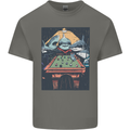 Pool Shark Snooker Player Mens Cotton T-Shirt Tee Top Charcoal