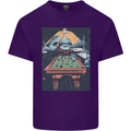 Pool Shark Snooker Player Mens Cotton T-Shirt Tee Top Purple