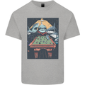 Pool Shark Snooker Player Mens Cotton T-Shirt Tee Top Sports Grey