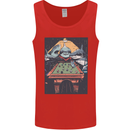 Pool Shark Snooker Player Mens Vest Tank Top Red