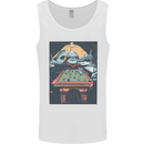Pool Shark Snooker Player Mens Vest Tank Top White