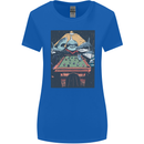 Pool Shark Snooker Player Womens Wider Cut T-Shirt Royal Blue